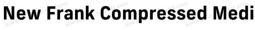 New Frank Compressed Medium字体转换